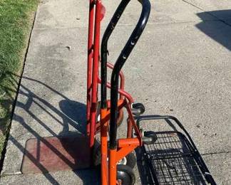 Two Hand Dollies And One Utility Cart