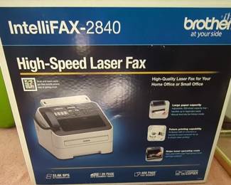New IntelliFAX2840 High Speed Laser Faux Brother