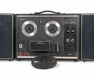 SONY TC270 Reel to Reel with Speakers, Vintage