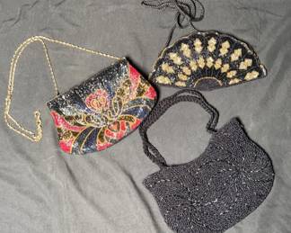 Vintage Beaded Clutch Purses