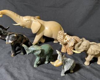 Various Elephant Figures