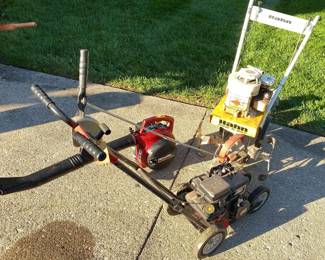 Hahn Rototiller, Briggs And Stratton Edger And Homelite Blower