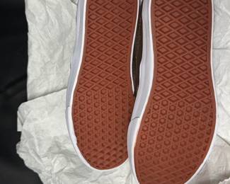 CUSTOM DESIGNED VANS SLIP ON LOAFERS, NOT AUTHORIZED BY LOUIS VUITTON