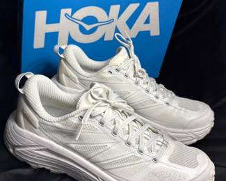 HOKA MAFATE 2 SPEED MENS SNEAKERS IN LUNAR WHITE, SIZE 8.5