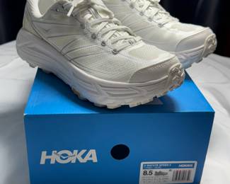 HOKA MAFATE 2 SPEED MENS SNEAKERS IN LUNAR WHITE, SIZE 8.5