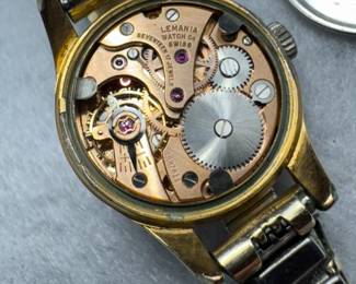 LEMANIA 17 JEWEL MECHANICAL WIND WATCH