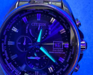 CITIZEN ECO-DRIVE LIMITED EDITION WORLD SOLAR TIME WATCH