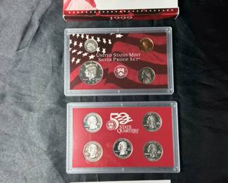 KEYDATE 1999 US MINT SILVER PROOF SET