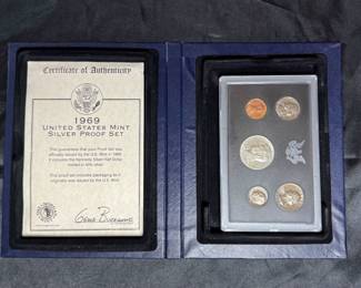 1969S US MINT SILVER PROOF SET