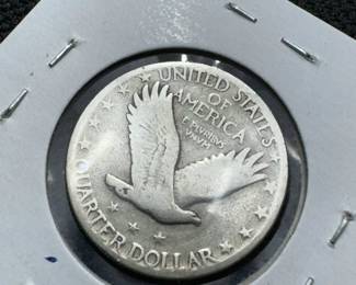 1930S STANDING LIBERTY SILVER QUARTER