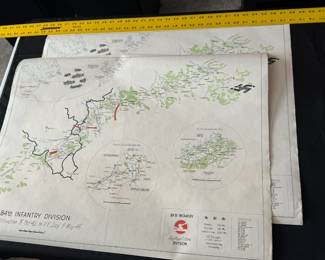 84TH INFANTRY DIVISION ROUTE MAPS