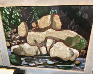 Original acrylic painting by Oregon Artist Jim Shull