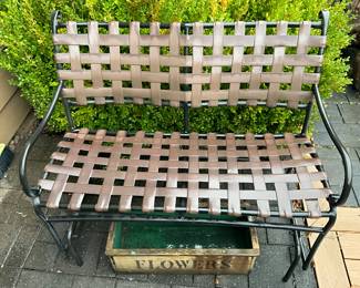 Brown Jordan patio bench