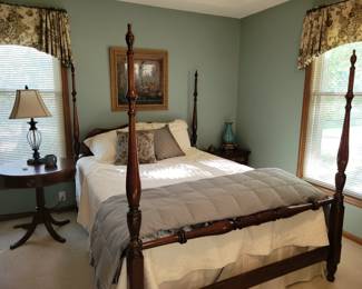 Pennsylvania House bedroom suite, 4 post queen size bed