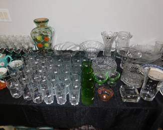 GLASSWARE, PEGGY KARR PITCHER