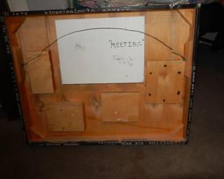 BACK OF PAINTING SIGNED TERRY AND DATED "98"