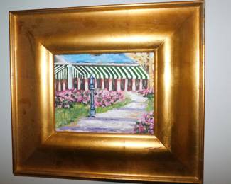 CUSTOM FRAMED OIL PAINTING