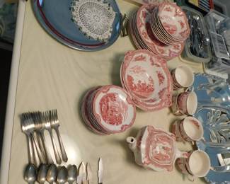 JOHNSON BROTHERS "OLD WORLD CASTLES" TRANSFER WARE