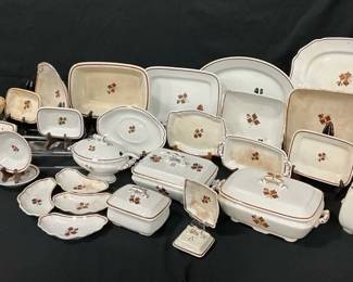 Tea Leaf Ironstone Serving Set