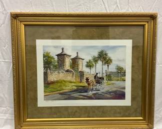 St Augustine Carriage Ride Print
