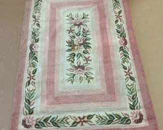 Pink Floral Rug