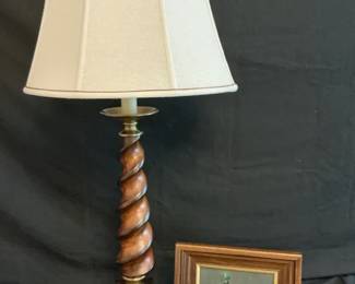 Twisted Wood Lamp StillLife