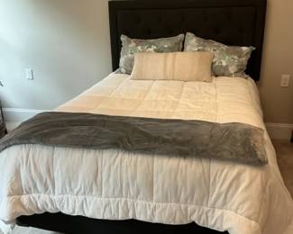 Charcoal Grey Queen Bed
