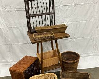 Woven Baskets Table