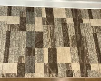 Modern Geometric Patchwork Area Rug