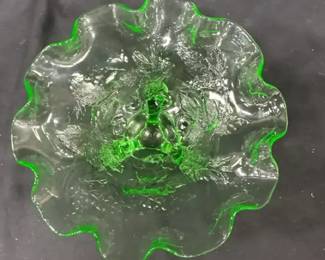 Vaseline Glass Bowl