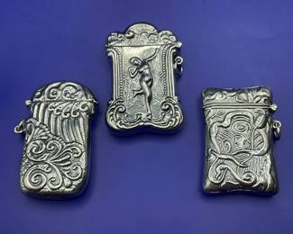Sterling Silver Vesta Cases
