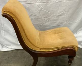 Plush Slipper Chair