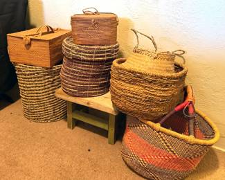 Assorted baskets