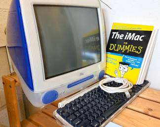 Vintage blueberry iMac