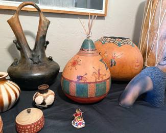 Wedding vase, gourd art