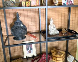 Home decor, including  many Asian-inspired items