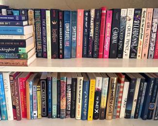 Fiction: David Sedaris, Ann Patchett, JRR Tolkein, Laura Ingalls Wilder;
Non-fiction: Malala, Joni Mitchell, J. Stiglitz, D. Franklin
Self-help/Inspirational
How-to art technique books

