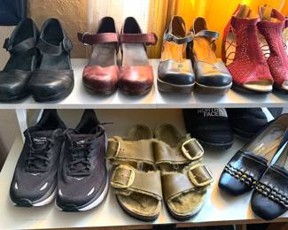 Women's shoes, mostly size 9