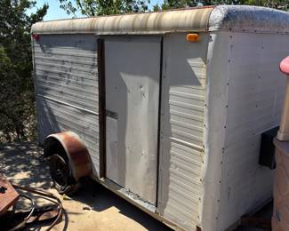 Utility trailer job site trailer tool trailer