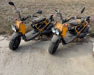 Two Honda ruckus’s