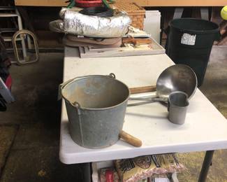 What the heck is that bucket for? Ha.