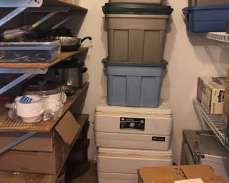 Coolers and storage items
