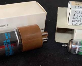 Jan 5r4ga Jan 5814a Vintage Electron Tubes