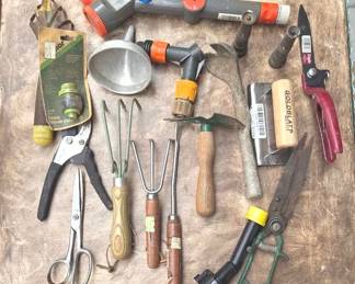 Bundle Of Garden Hand Tools And More 