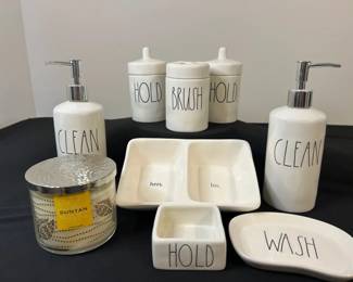 Rae Dunn Bathroom Items