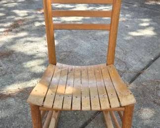 Wooden Rocking Chair