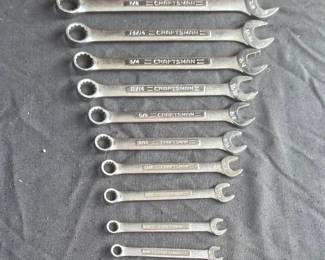 13 PC Craftsman SAE Combination Wrenches