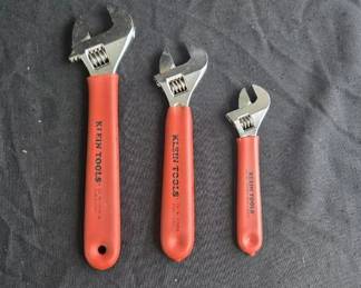 Set Of Klein Tools Adjustable Wrenches 