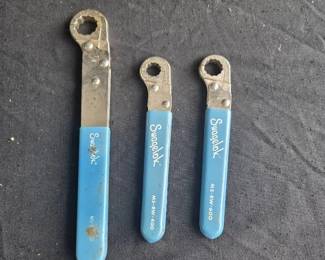 Set Of 3 Swagelock SAE Wrenches