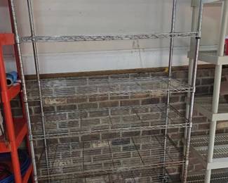 6 Tier Metal Rolling Shelves